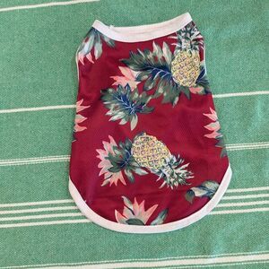 2/$10🐾 New Size Small Tropical Pineapple Hawaiian Dog Shirt - Cat Shirt 🐾